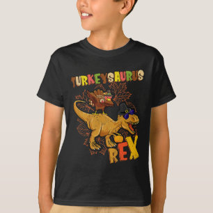 Turkeysaurus Rex Turkey Dinosaur Thanksgiving Todd T-Shirt