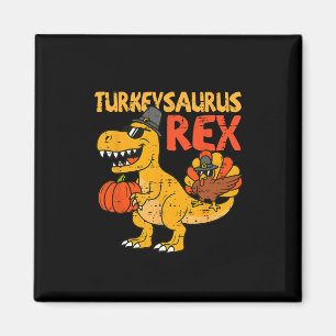 Turkeysaurus Rex Turkey Thanksgiving Toddler Boy K Magnet