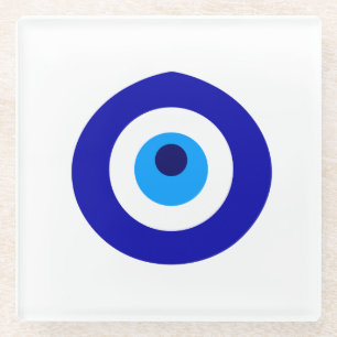 Turkish amulet called Nazar Glass Coaster