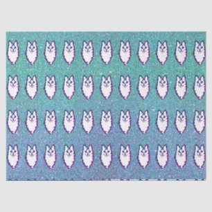 Turkish Angora Cat - Blue Eyed Angora Tissue Paper