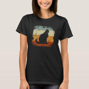 Turkish Angora Cat Retro Vintage Design T-Shirt