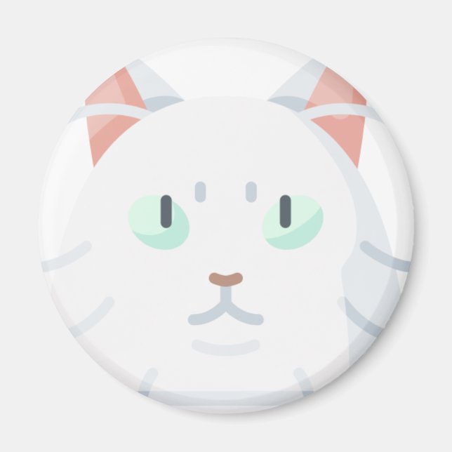 Turkish angora magnet (Front)