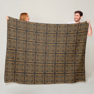 Turkish Beautiful Old Pattern Popular Collection Fleece Blanket