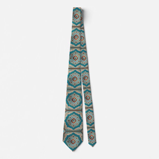 Turkish Beautiful Old Pattern Trendy Collection Tie (Front)