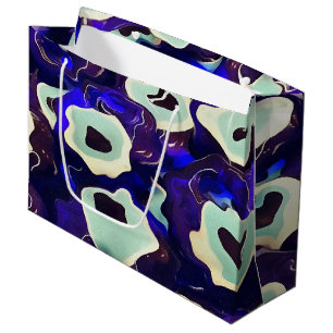 Turkish Boncuk Eye Shaped Amulet Bizarre Art Large Gift Bag