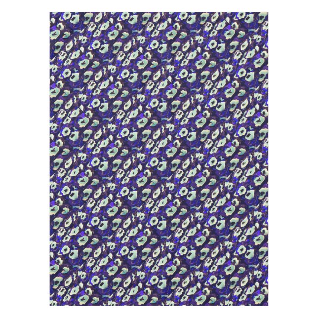 Turkish Boncuk Eye Shaped Amulet Bizarre Art Tablecloth (Front)