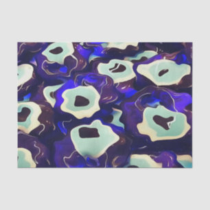 Turkish Boncuk Eye Shaped Amulet Bizarre Art Tissue Paper