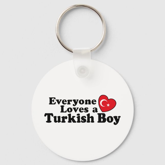 Turkish Boy Key Ring (Front)
