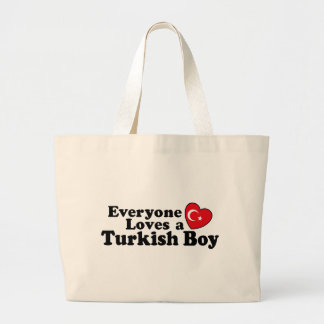 Turkish Boy Large Tote Bag