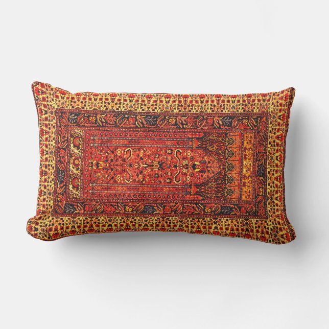 Turkish Carpet "Annie" Lumbar Cushion (Front)