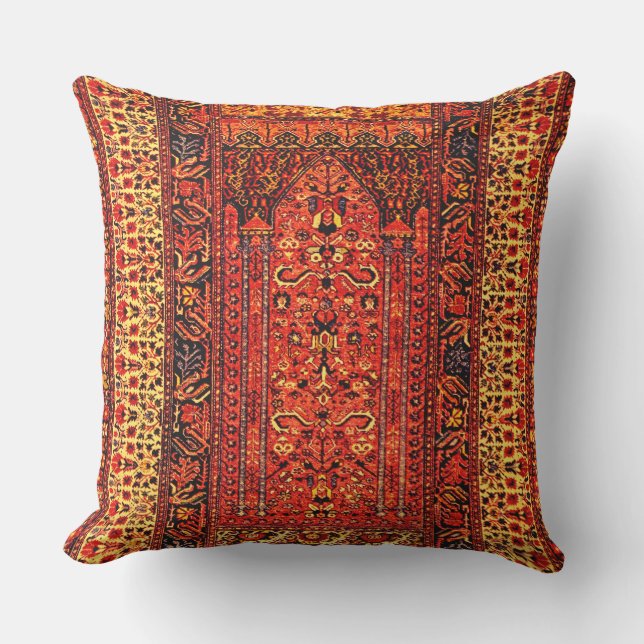 Turkish Carpet "Annie" Outdoor Cushion (Front)