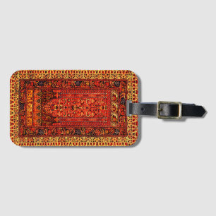 Turkish Carpet or Rug "Annie" Luggage Tag
