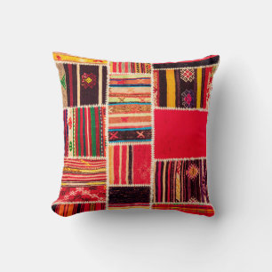 Turkish carpet patchwork handmade. Patchwork patte Cushion