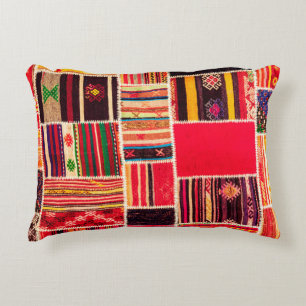 Turkish carpet patchwork handmade. Patchwork patte Decorative Cushion