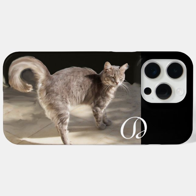 TURKISH CAT MONOGRAM Case-Mate iPhone CASE (Back (Horizontal))