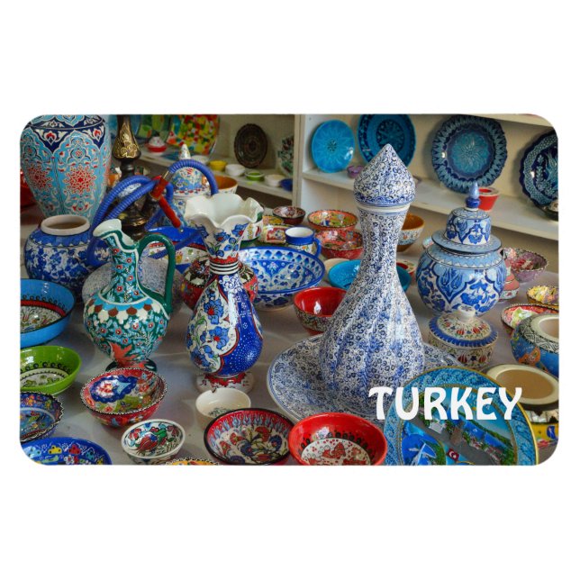 Turkish Ceramics Magnet (Horizontal)