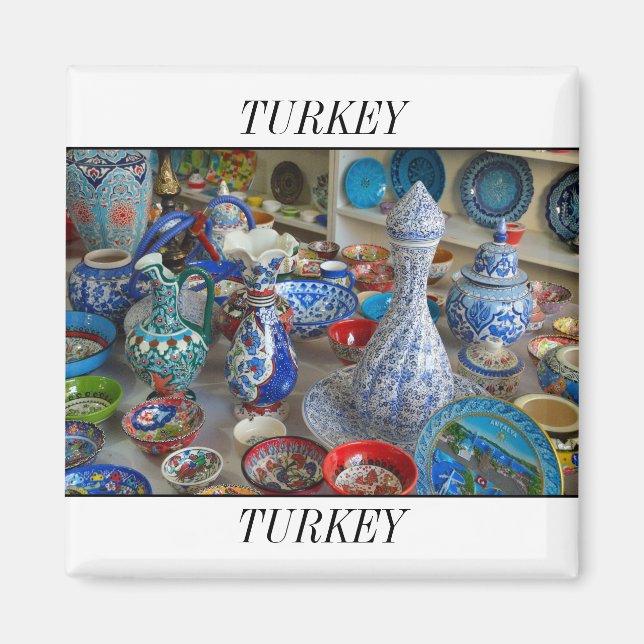 Turkish Ceramics Magnet (Front)