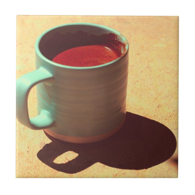 Turkish Coffee Rich Foam Mug Cup Tile (Front)