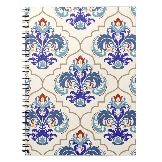 Turkish Colourful Pattern: Endless Beauty. Notebook (Front)