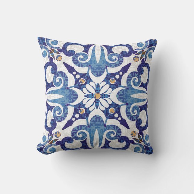 Turkish Colourful: Vintage Eastern Pattern Cushion (Front)