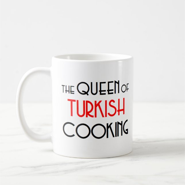 turkish cooking queen coffee mug (Left)