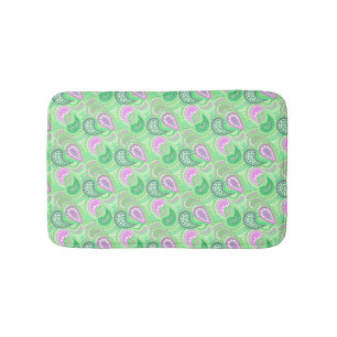 Turkish cucumbers abstract polka dot pattern  bath mat