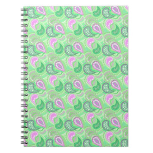 Turkish cucumbers abstract polka dot pattern notebook