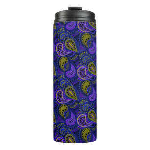 Turkish cucumbers abstract polka dot pattern thermal tumbler
