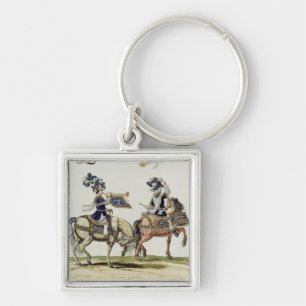 Turkish Drummer and Trumpeter Key Ring