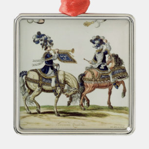 Turkish Drummer and Trumpeter Metal Tree Decoration