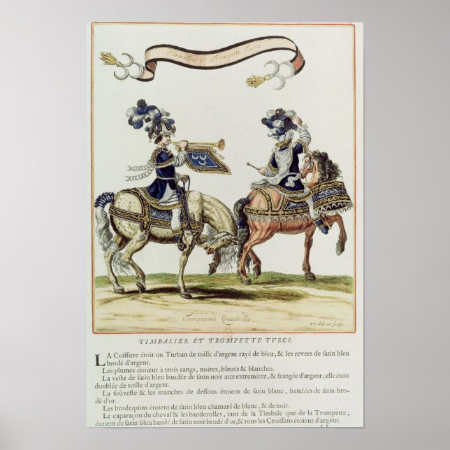 Turkish Drummer and Trumpeter Poster (Front)