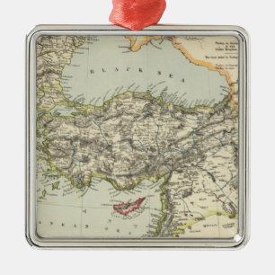 Turkish Empire, Greece, Romania Metal Tree Decoration