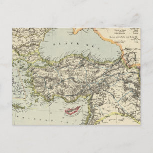 Turkish Empire, Greece, Romania Postcard
