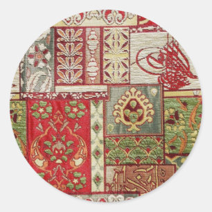 turkish fabric sticker