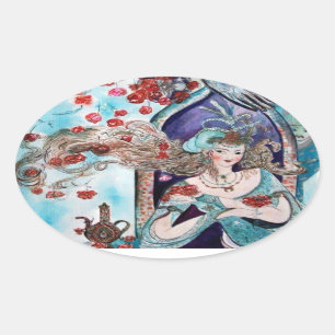 TURKISH FAIRY TAIL OVAL STICKER