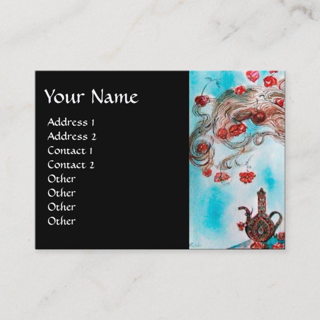 TURKISH FAIRY TALE Oriental Beauty,Fashion,Jewelle Business Card (Front)