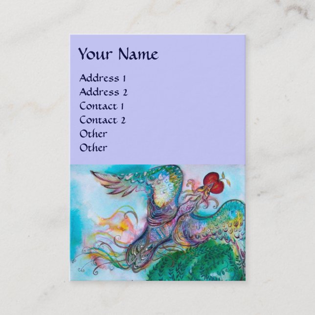TURKISH FAIRY TALE / PHOENIX AND ARCHER BUSINESS CARD (Front)