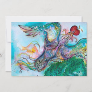 TURKISH FAIRY TALE / PHOENIX WITH APPLE ,black Announcement