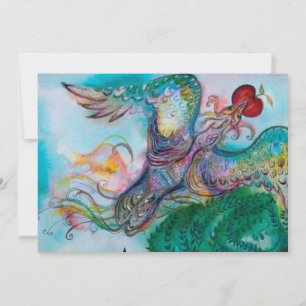 TURKISH FAIRY TALE / PHOENIX WITH APPLE ,gold Announcement