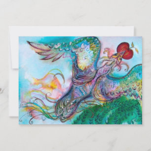 TURKISH FAIRY TALE / PHOENIX WITH APPLE ,white Announcement