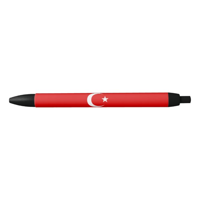 Turkish flag black ink pen (Front)