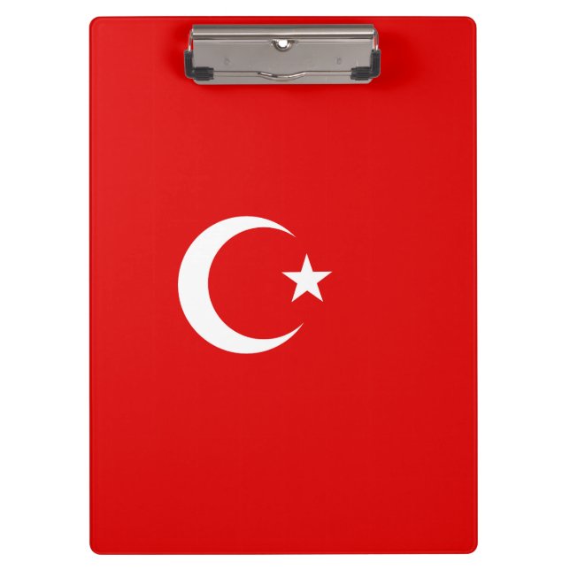 Turkish flag clipboard (Front)