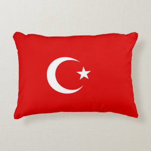 Turkish flag decorative cushion