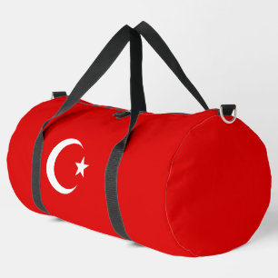 Turkish flag duffle bag