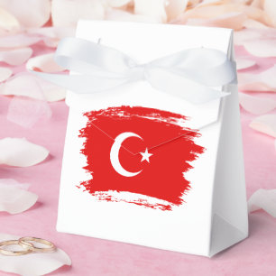 Turkish flag favour box