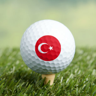 Turkish Flag, Flag of Turkey Golf Balls