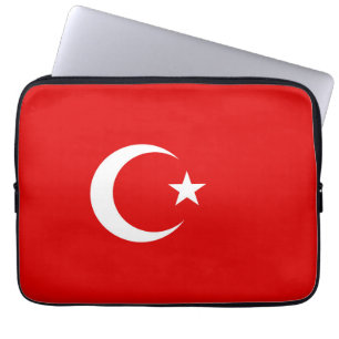 Turkish flag laptop sleeve