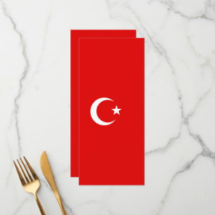 Turkish flag menu