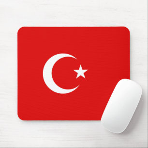 Turkish flag mouse mat