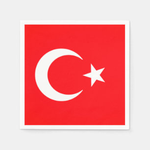 Turkish Flag Napkins